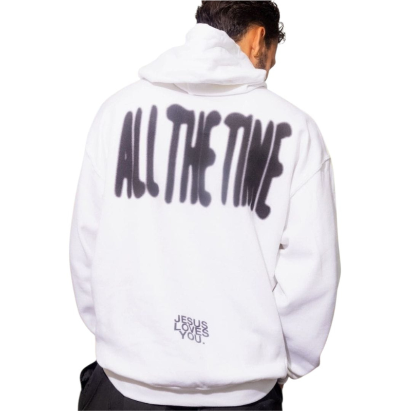Jesus Loves You™ God Is Good Christian Hoodie | White Unisex