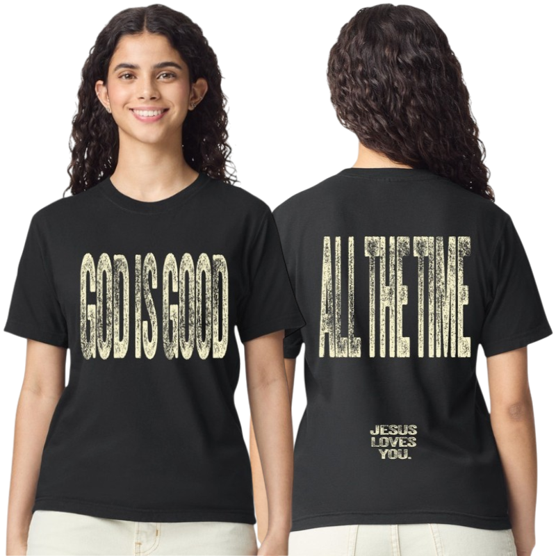 Comfort Colors® God Is Good All The Time Christian T-Shirt | Unisex Tee