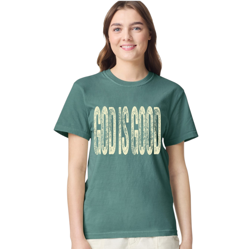 Comfort Colors® God Is Good All The Time Christian T-Shirt | Unisex Tee