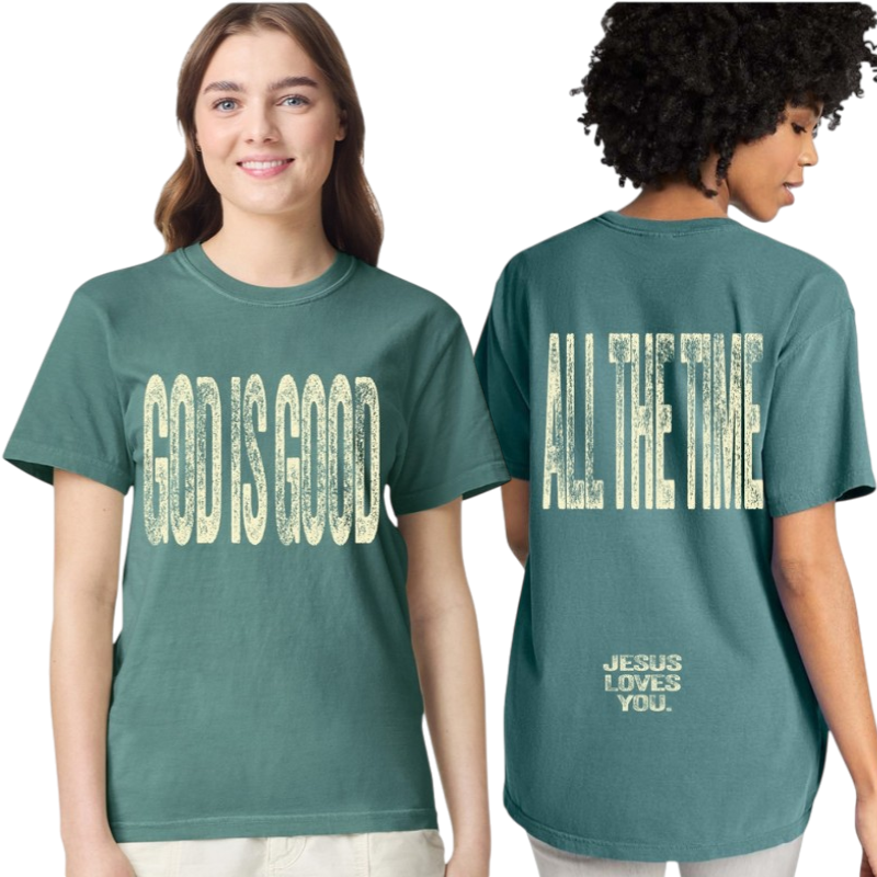 Comfort Colors® God Is Good All The Time Christian T-Shirt | Unisex Tee
