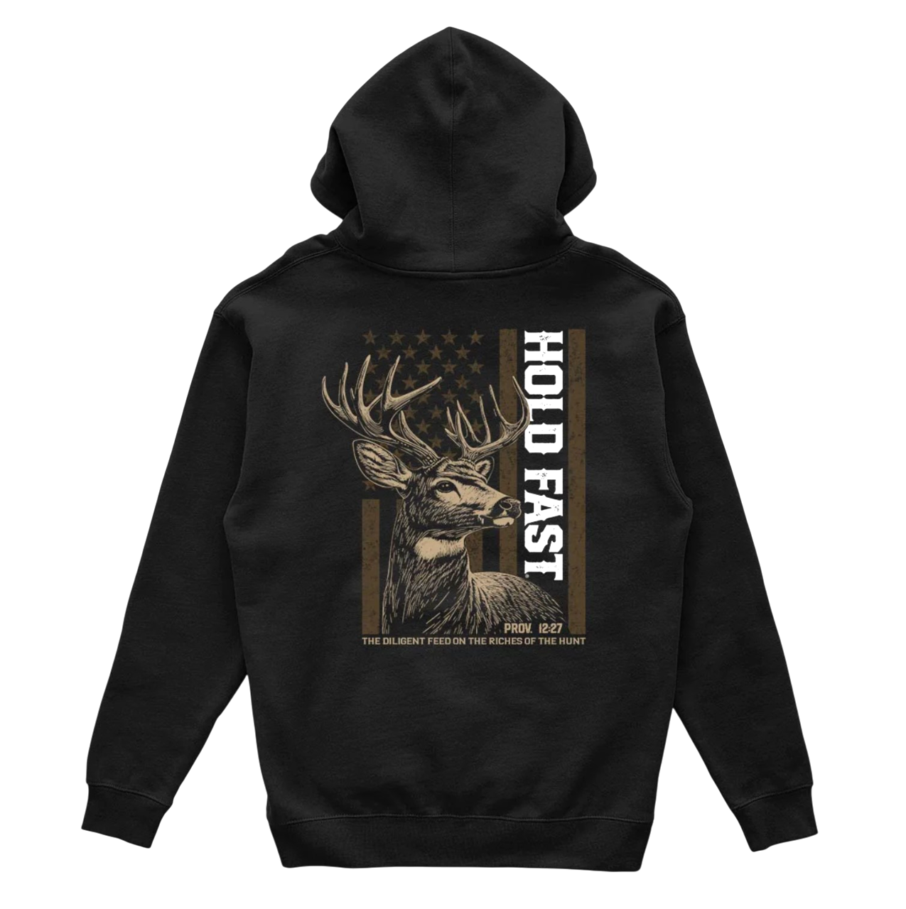Hold Fast Deer Flag Adult Unisex Long Sleeve Hoody - HFH5221
