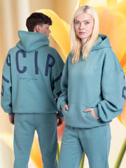🔥 God’s Love Overcomes Hoodie – Dusty Turquoise | Viral Faith-Based Streetwear