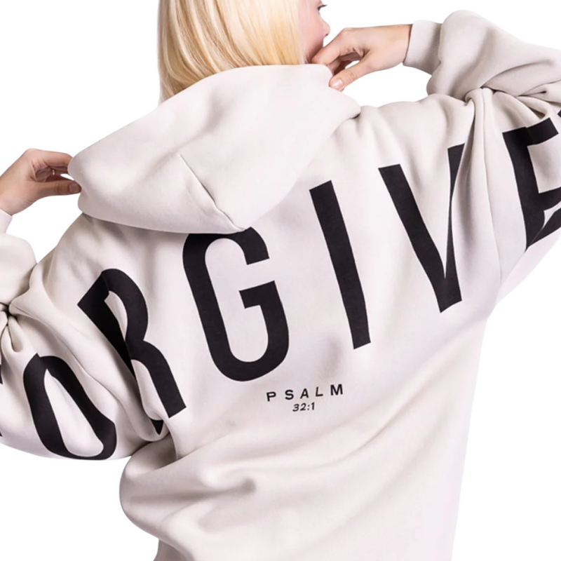 🔥 God’s Love Overcomes Hoodie – Antarctica White | Viral Faith-Based Streetwear