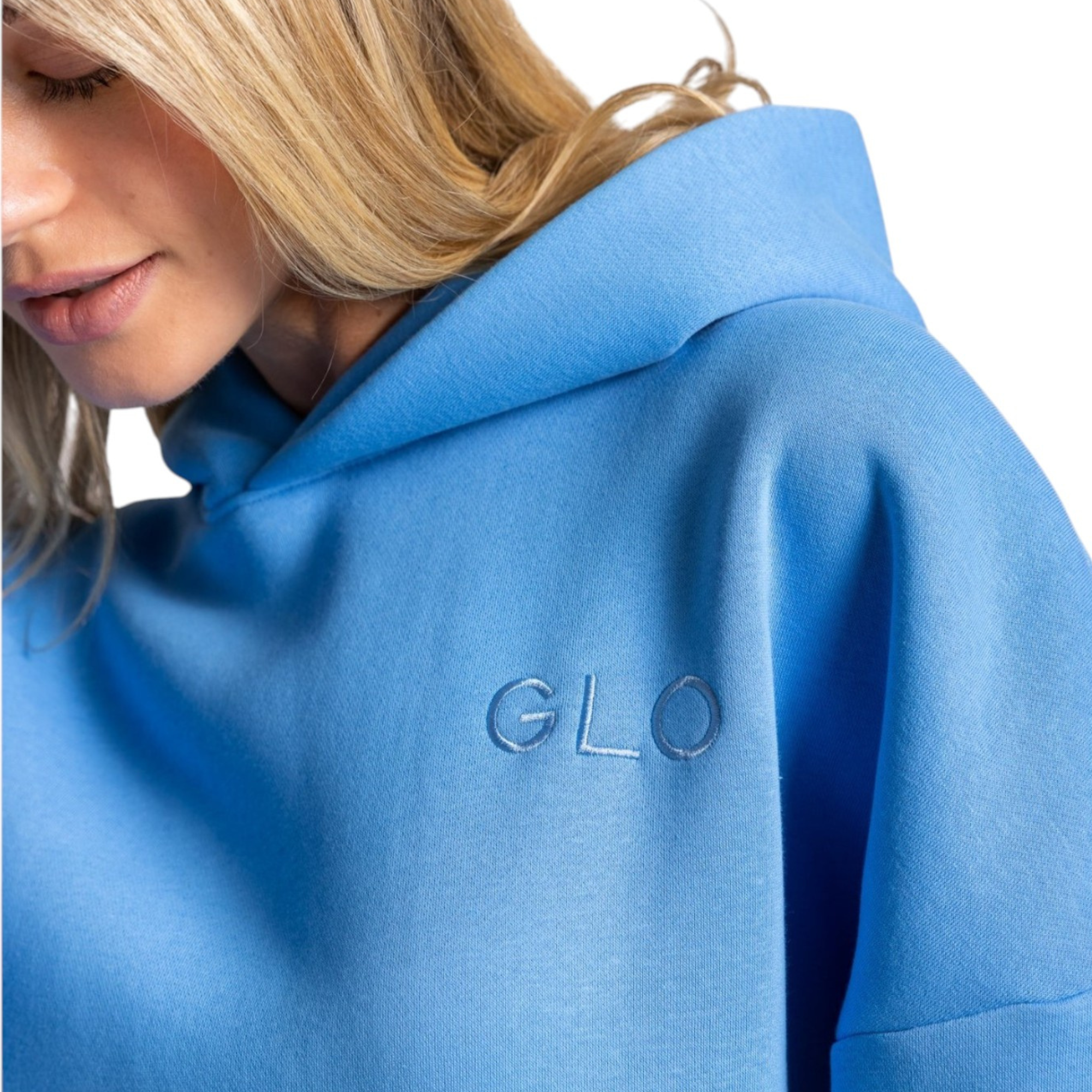 🔥 God’s Love Overcomes Hoodie – FORGIVEN - AZURE | Viral Faith-Based Streetwear