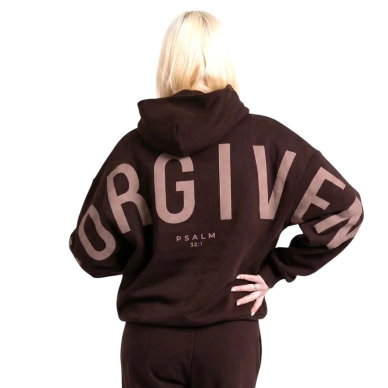 🔥 God’s Love Overcomes Hoodie – Coffee Bean | Viral Faith-Based Streetwear