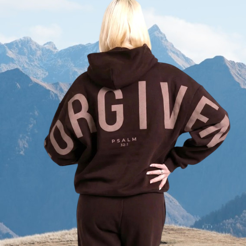 🔥 God’s Love Overcomes Hoodie – Coffee Bean | Viral Faith-Based Streetwear