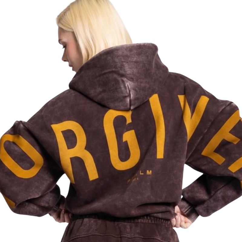 🔥 God’s Love Overcomes Hoodie – Coffee Bean Snow Wash | Viral Faith-Based Streetwear