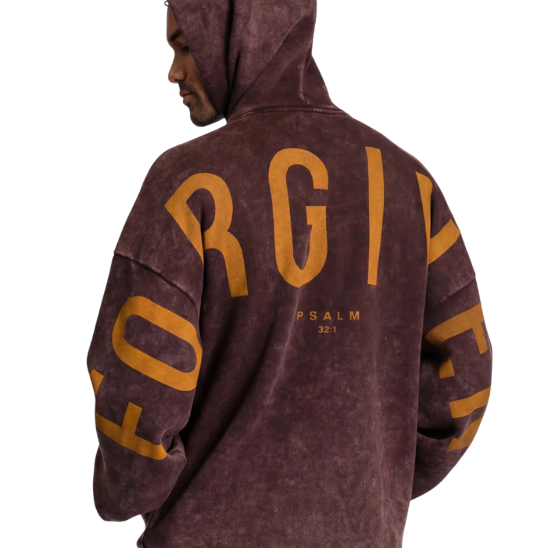 🔥 God’s Love Overcomes Hoodie – Coffee Bean Snow Wash | Viral Faith-Based Streetwear