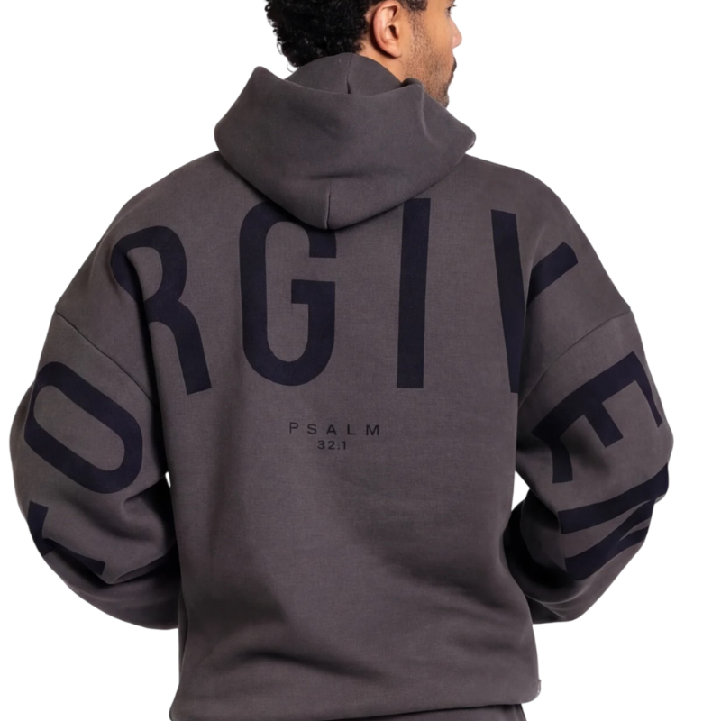 🔥 God’s Love Overcomes Hoodie – Dark Shadow | Viral Faith-Based Streetwear