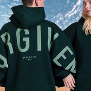 🔥 God’s Love Overcomes Hoodie – Heritage Green | Viral Faith-Based Streetwear