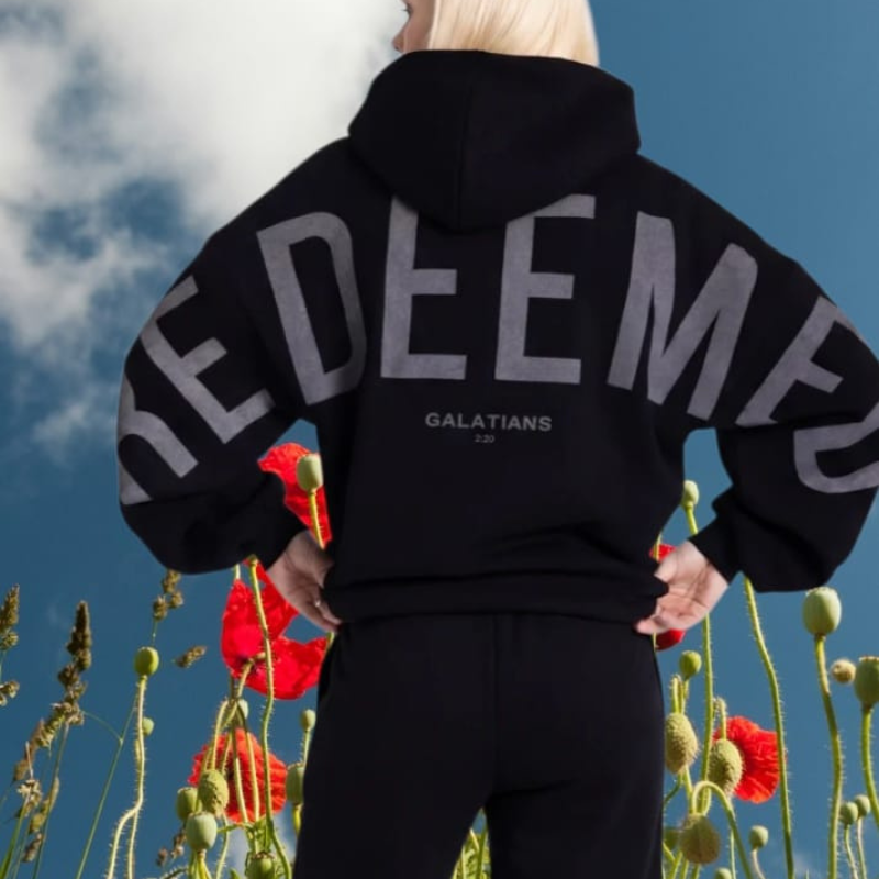 🔥 God’s Love Overcomes Hoodie – Black | Viral Faith-Based Streetwear