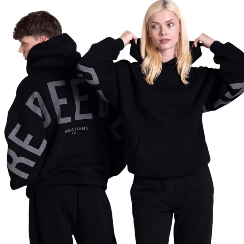 🔥 God’s Love Overcomes Hoodie – Black | Viral Faith-Based Streetwear