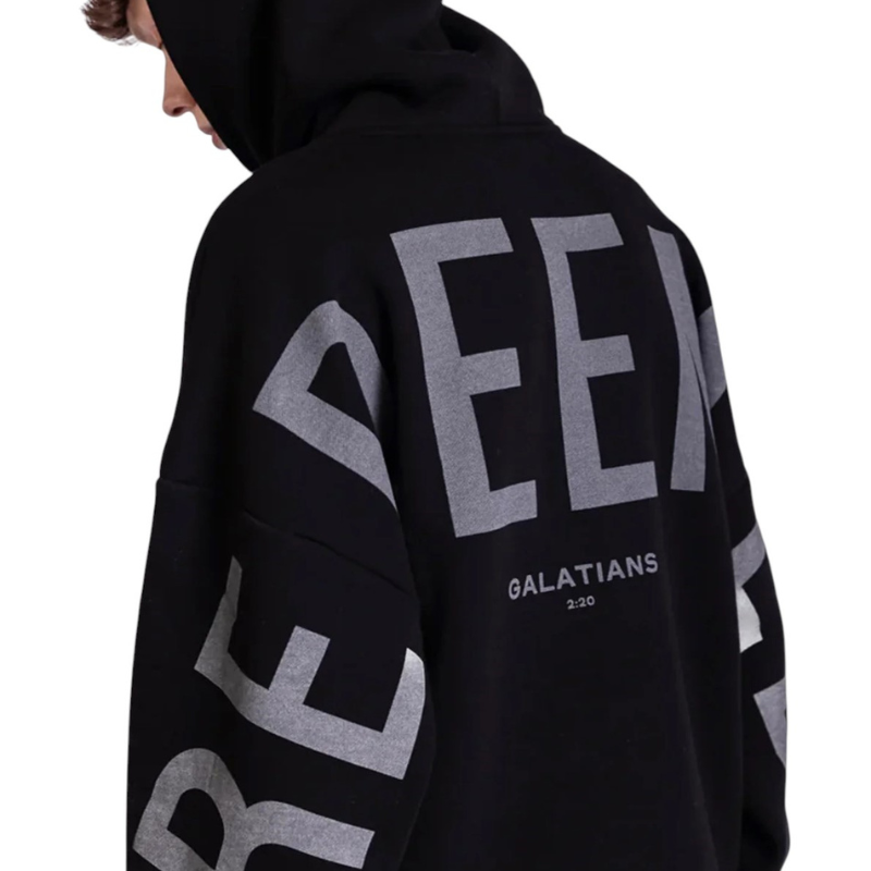 🔥 God’s Love Overcomes Hoodie – Black | Viral Faith-Based Streetwear