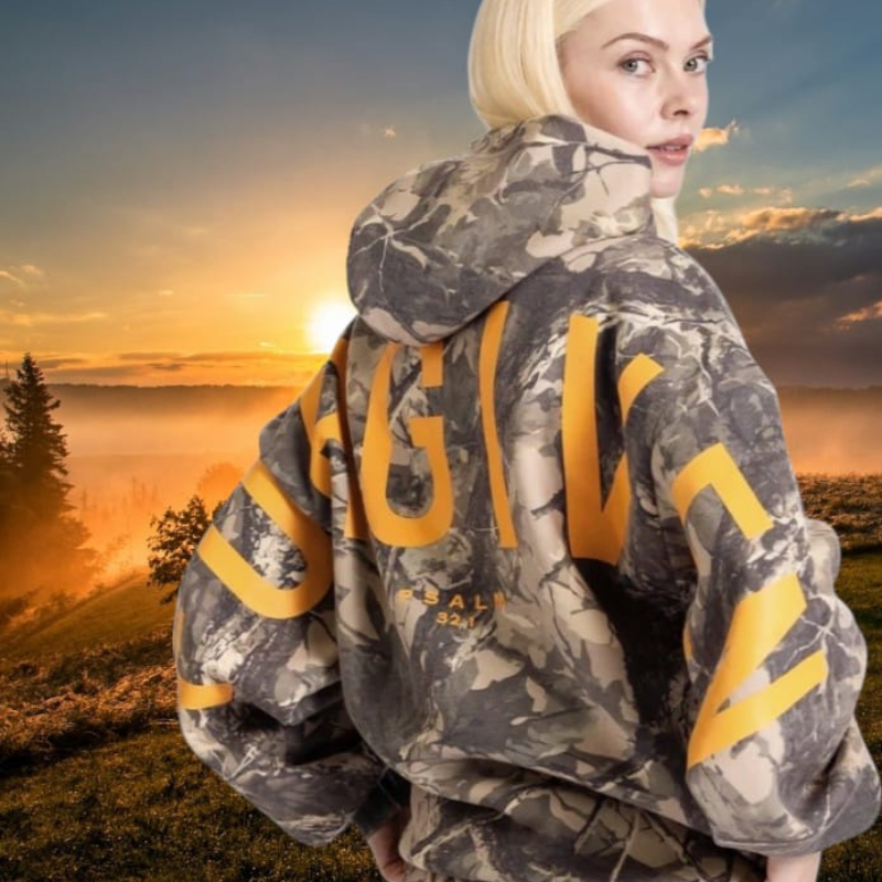 🔥 God’s Love Overcomes Hoodie – Dark Camo | Viral Faith-Based Streetwear