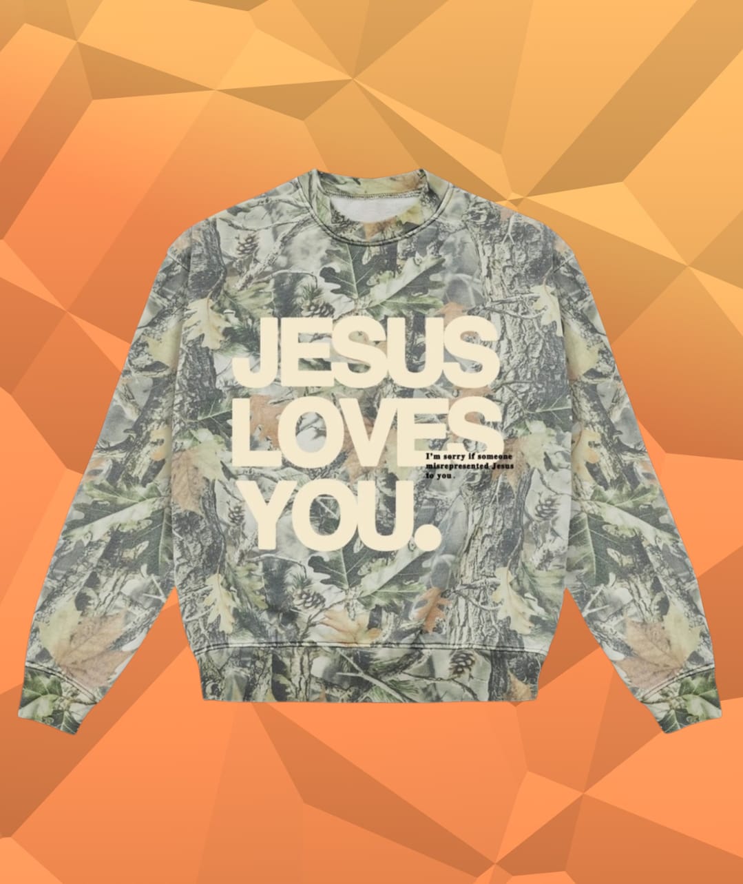 Heavyweight Camo Crew Neck Unisex Sweatshirt - Limited Edition