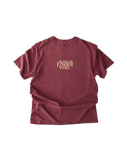 Comfort Colors Jesus Loves You Logo Unisex T-Shirt - Crimson
