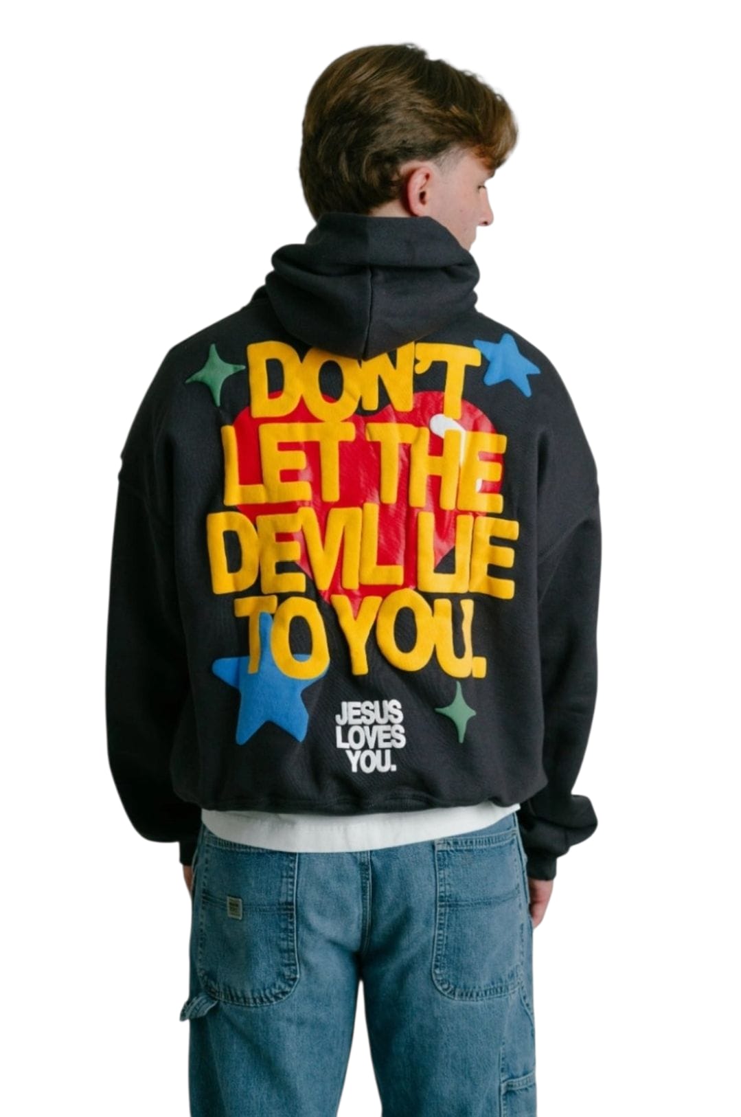 The Devil Is A Liar 32 oz. Cropped Fit Unisex Hoodie
