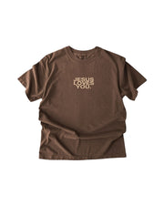 Comfort Colors Jesus Loves You Logo Unisex T-Shirt - Espresso