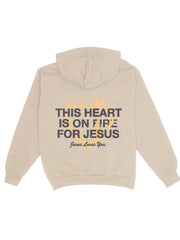 Hearts On Fire Unisex Hoodie