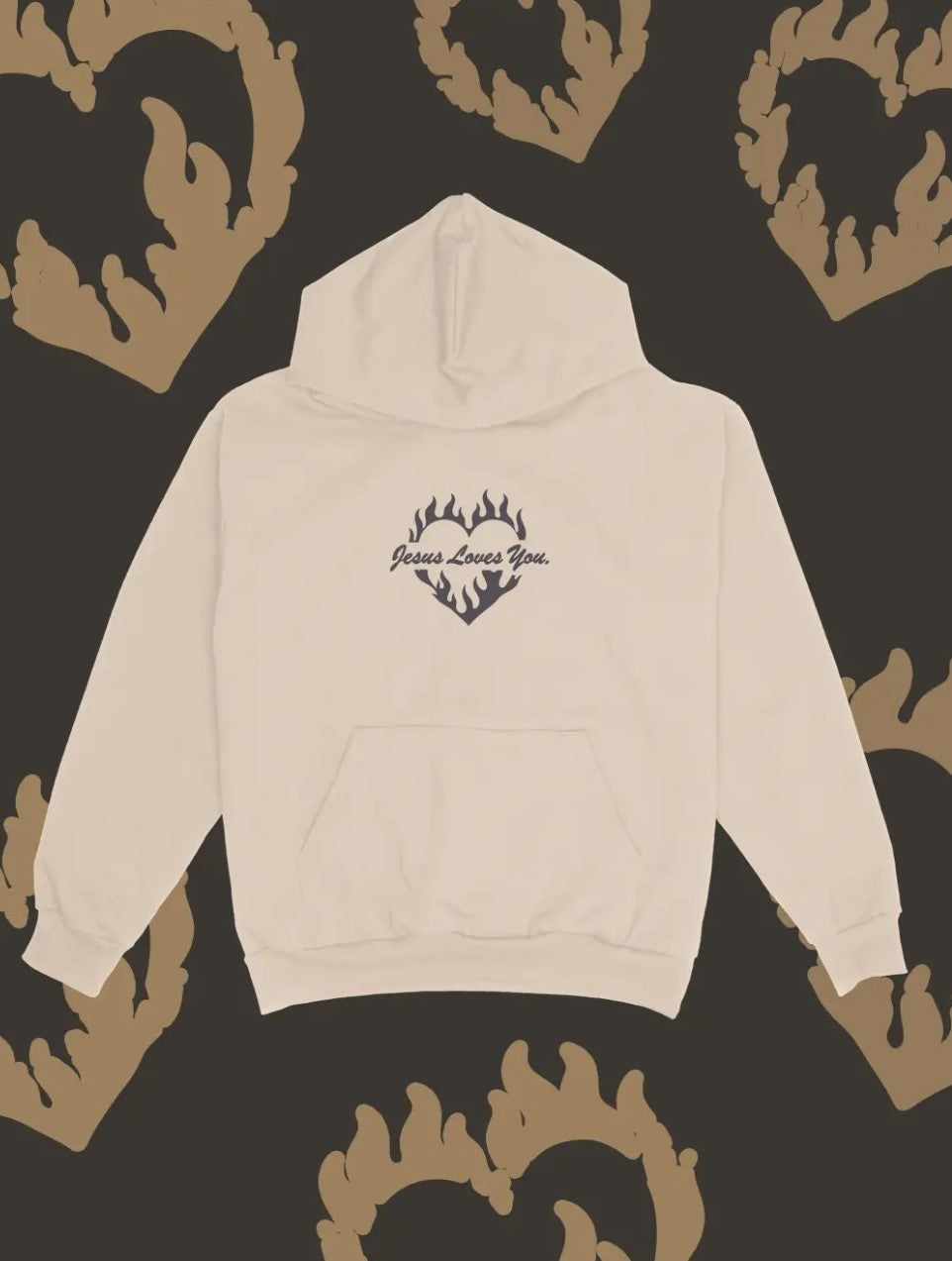 Hearts On Fire Unisex Hoodie
