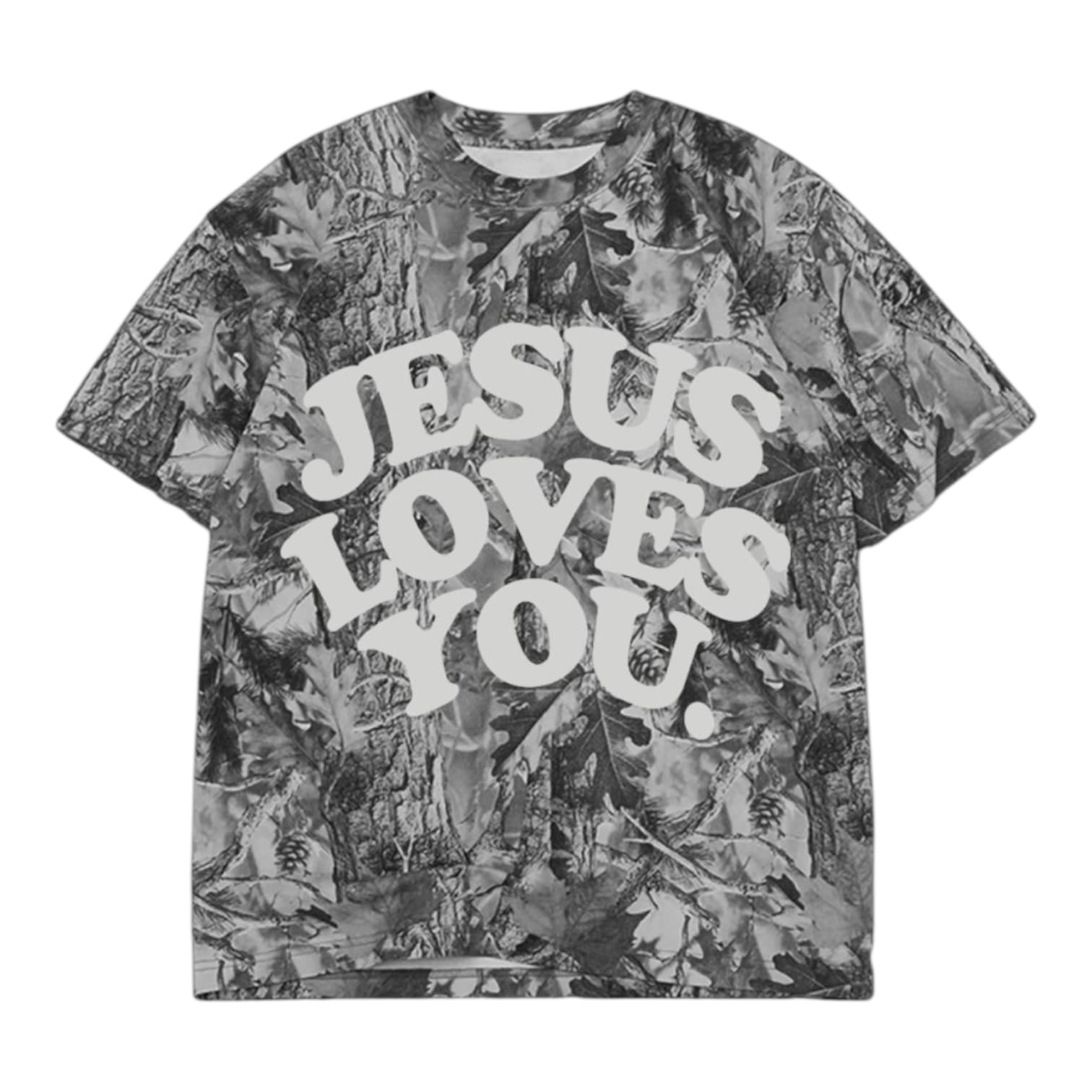 Heavyweight Midnight Oak Camo Oversized Unisex T-Shirt - Limited Edition