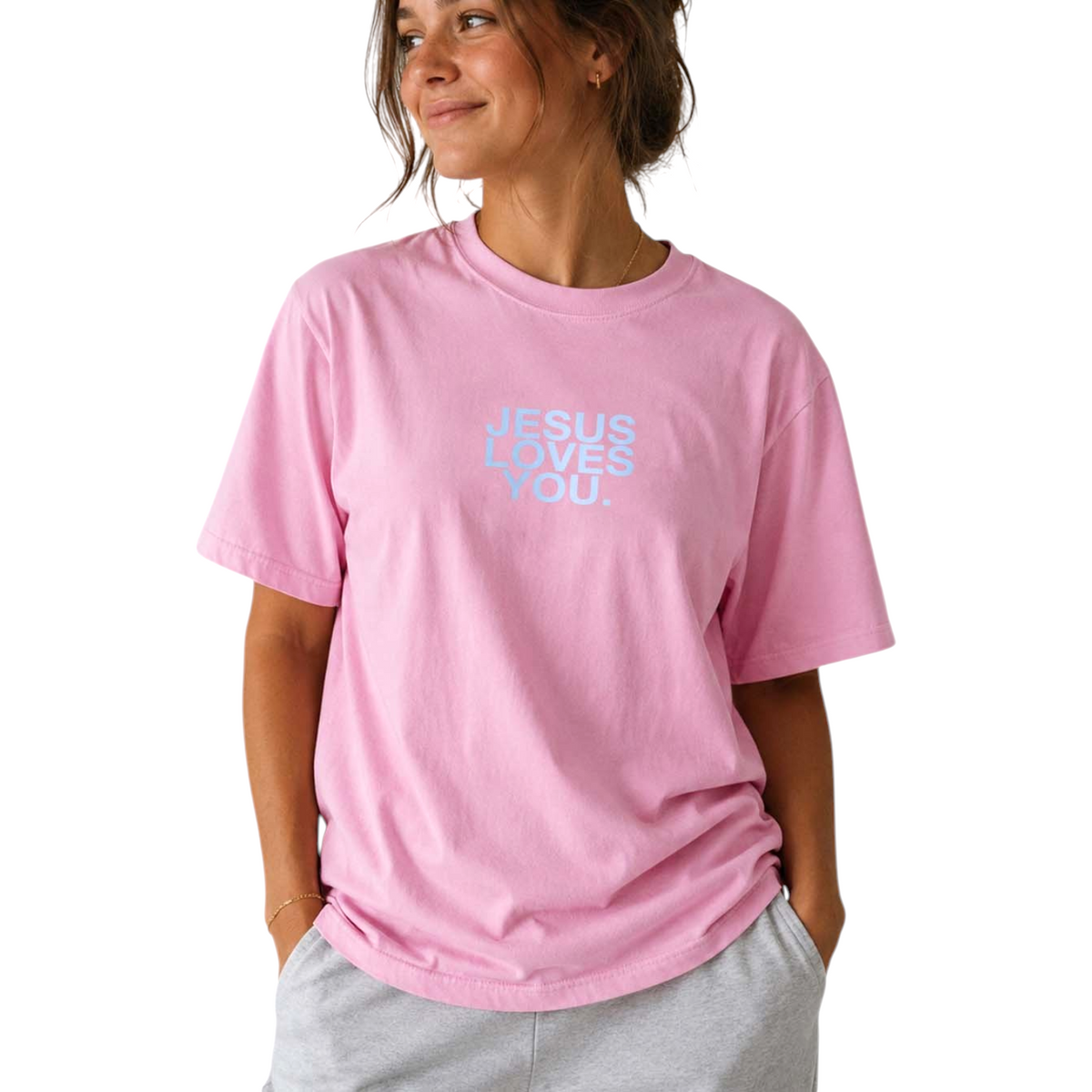 Comfort Colors® Jesus Loves You Logo Christian T-Shirt | Unisex Tee