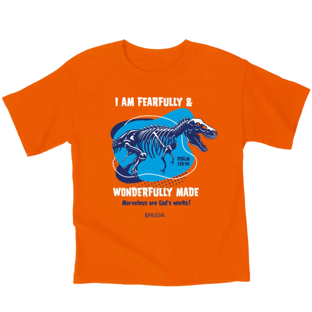 Wonderfully Made Dinosaur Kids Short Sleeve T-Shirt - KDZ4378