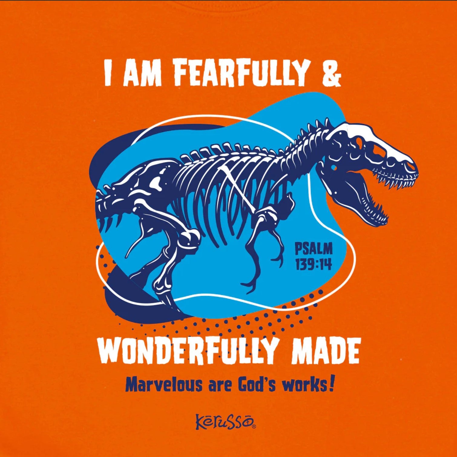 Wonderfully Made Dinosaur Kids Short Sleeve T-Shirt - KDZ4378