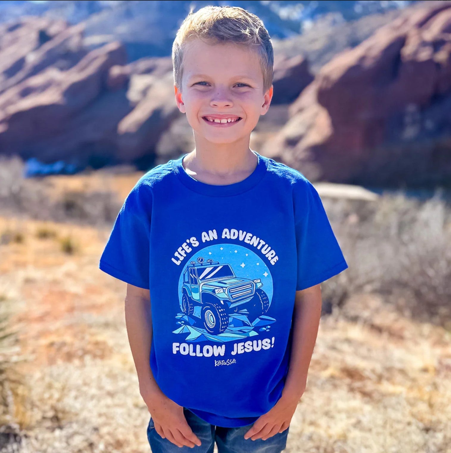 Follow Jesus Kids Short Sleeve T-Shirt - KDZ4695