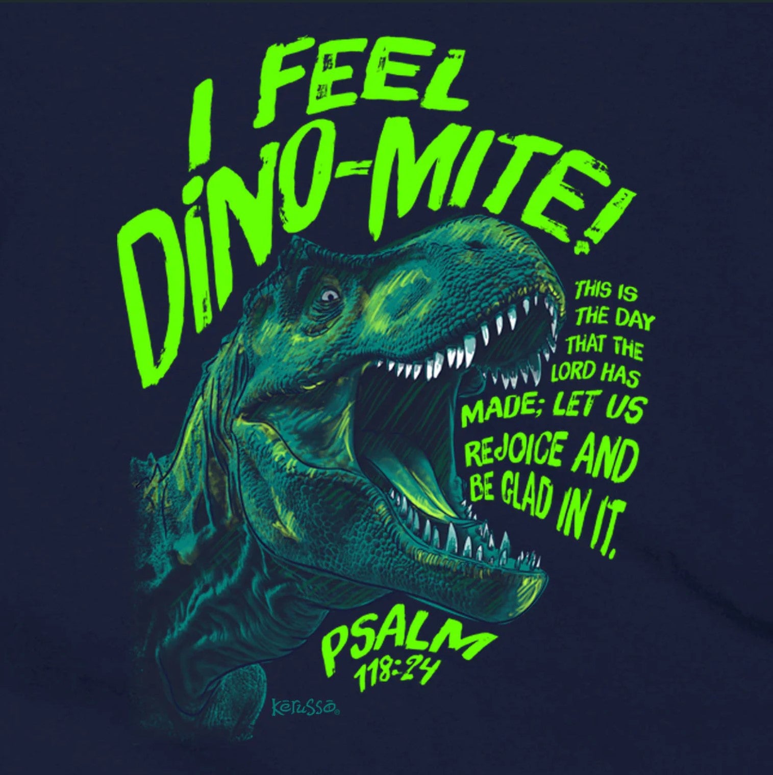 I Feel Dino-Mite Kids Short Sleeve T-Shirt - KDZ4821