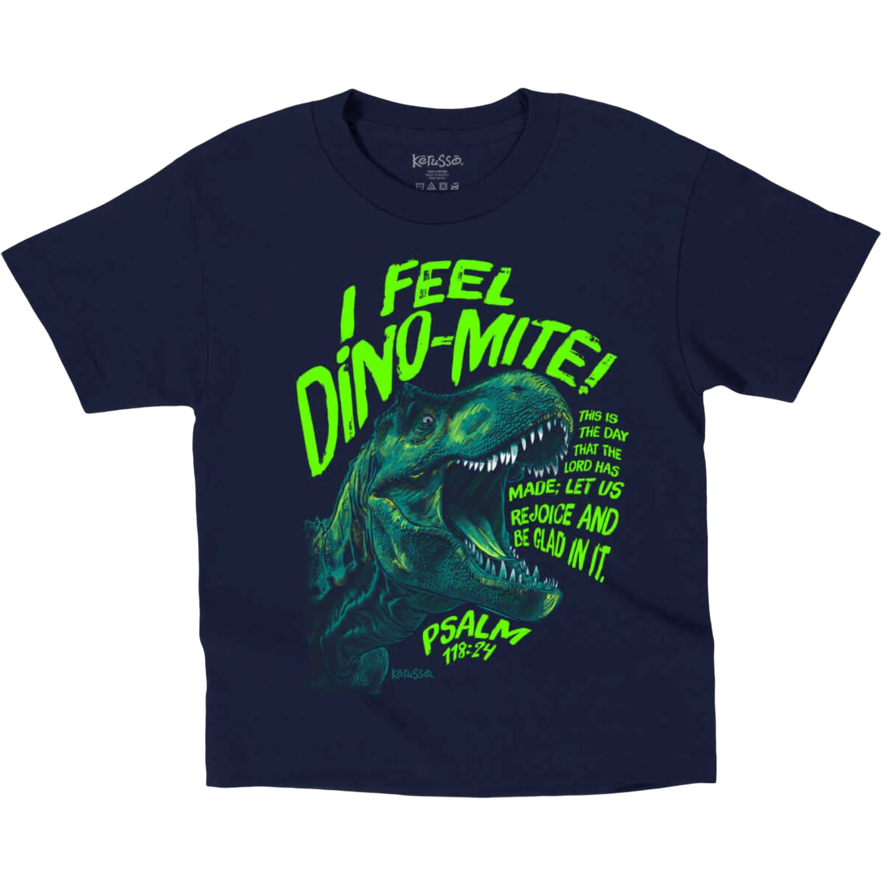 I Feel Dino-Mite Kids Short Sleeve T-Shirt - KDZ4821