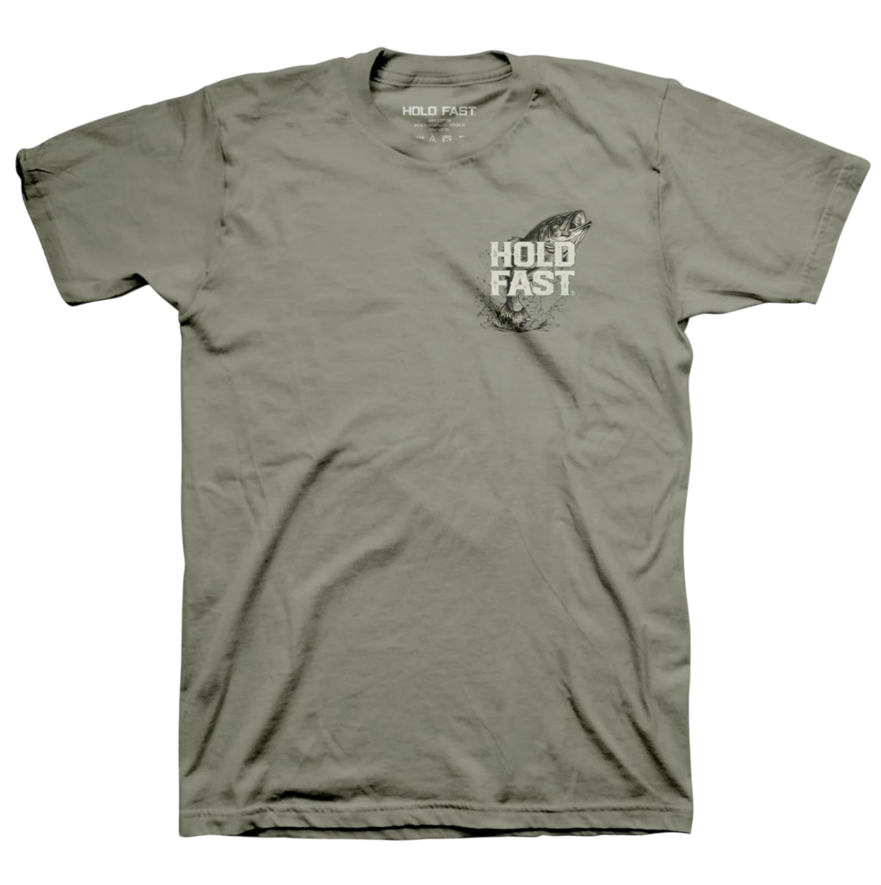 Hold Fast Fishing Adult Unisex Short Sleeve T-Shirt - KHF5217