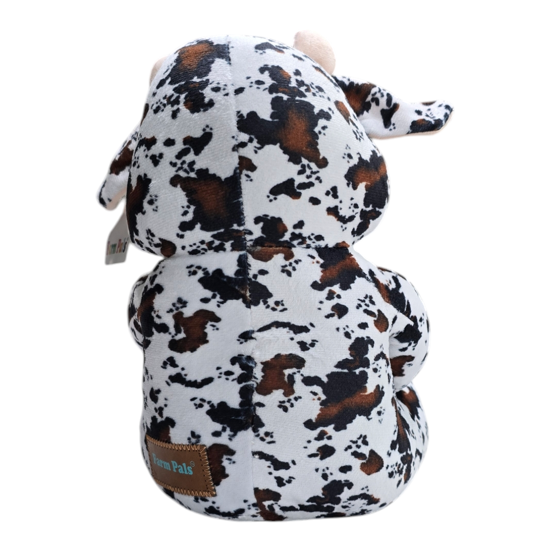 Highland Cow - Black/Brown - Stuffed Farm Animal Plushies - Medium