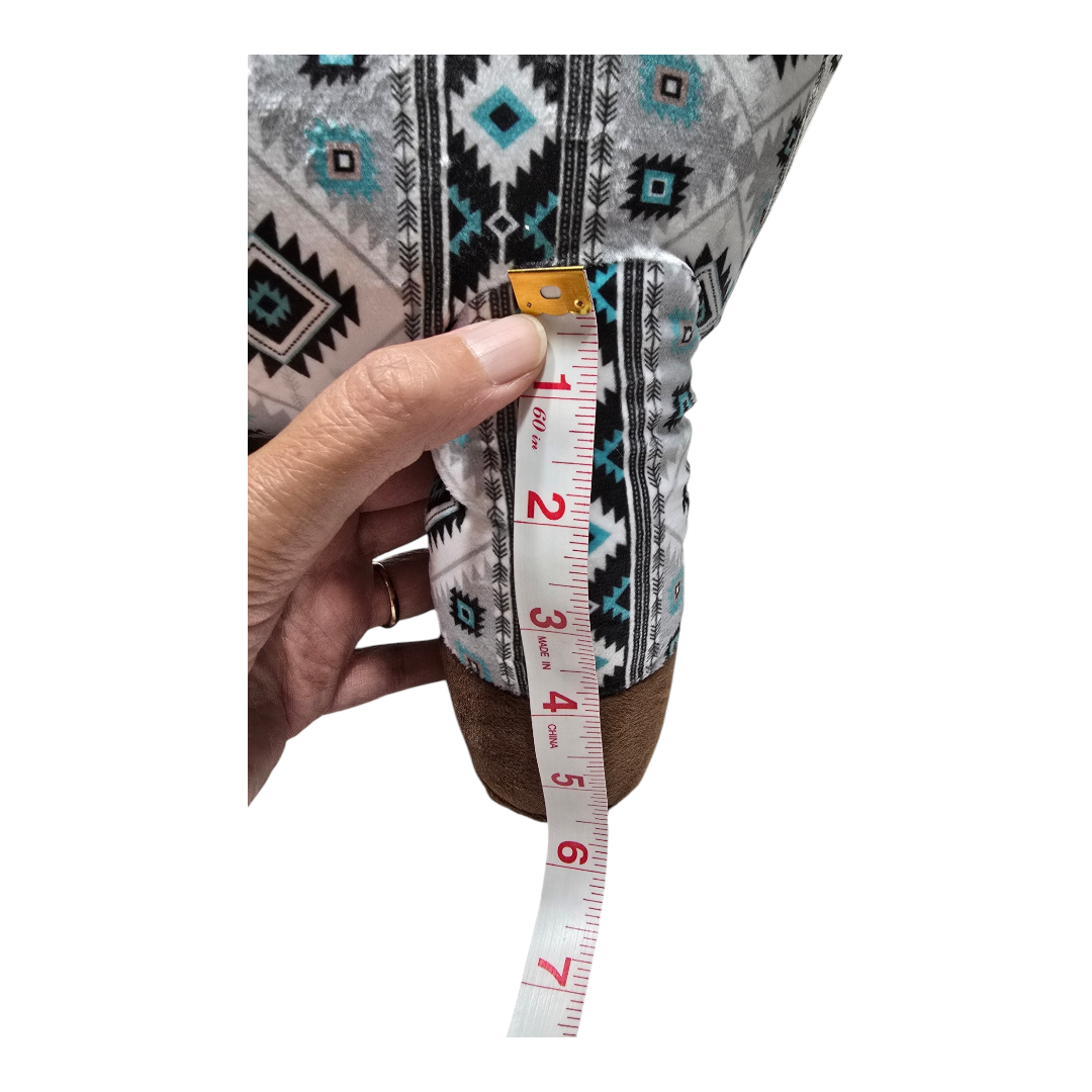 Donkey - White/Turquoise - Stuffed Farm Animal Plushies - Large