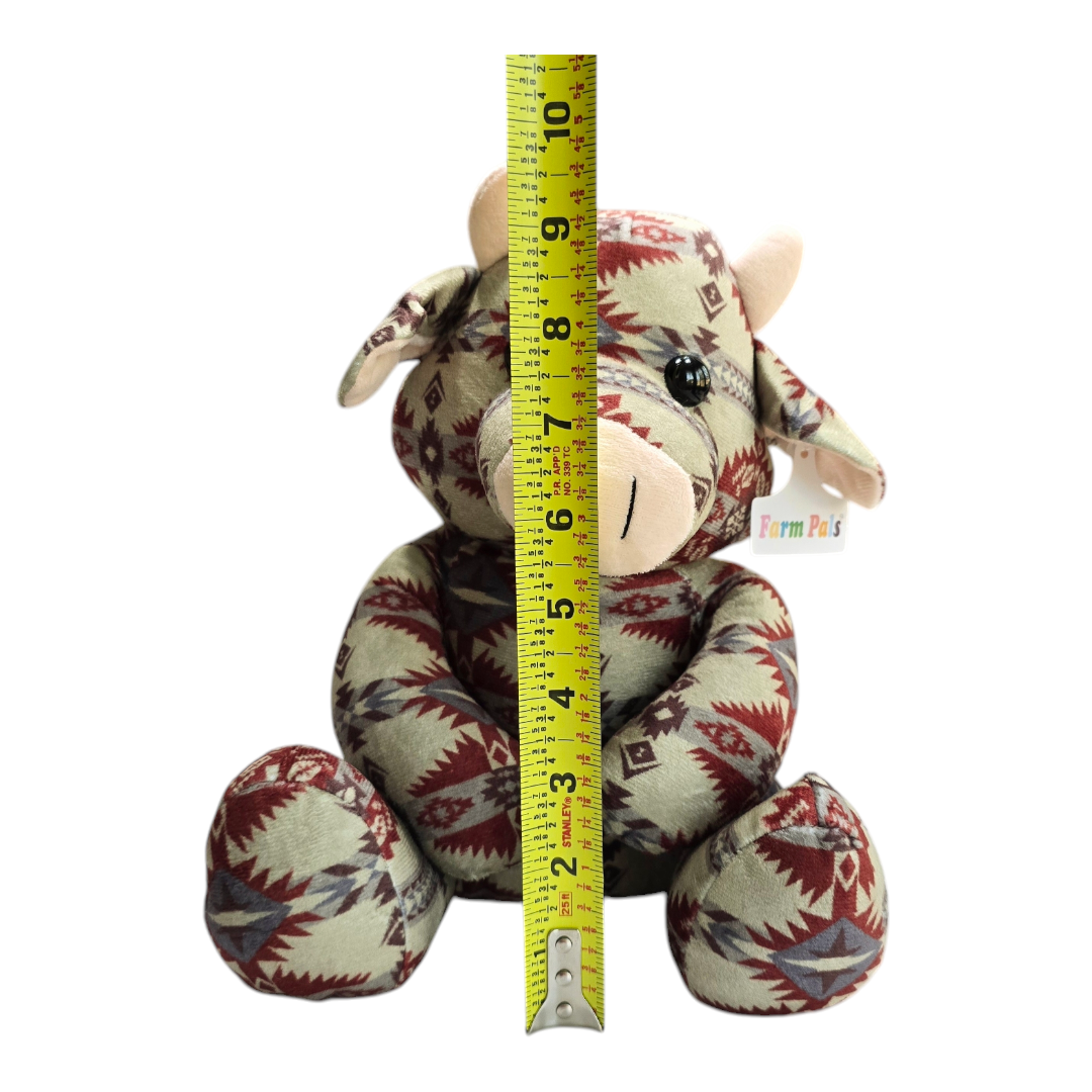 Highland Cow - Olive - Stuffed Farm Animal Plushies - Medium