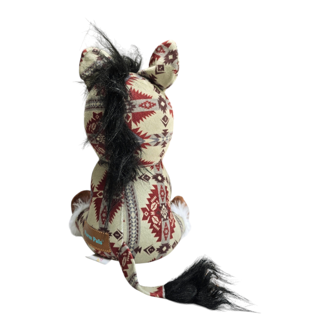 Sitting Donkey - Olive - Stuffed Farm Animal Plushies - Medium