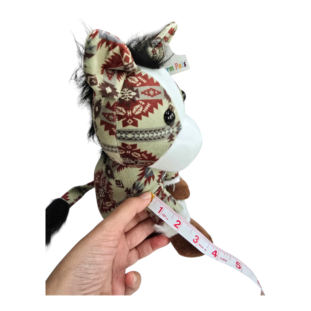 Sitting Donkey - Olive - Stuffed Farm Animal Plushies - Medium