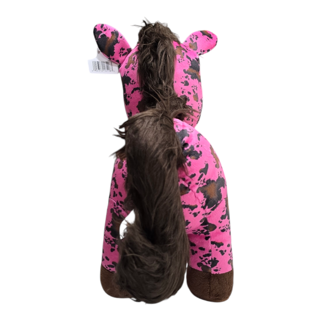 Donkey - Pink - Stuffed Farm Animal Plushies - Medium
