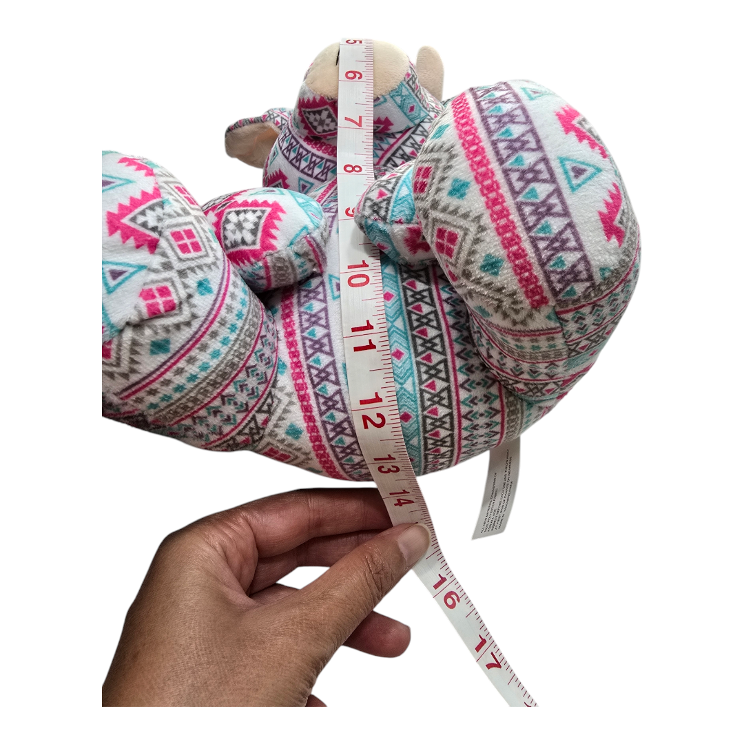 Highland Cow - Pink - Stuffed Farm Animal Plushies - Medium