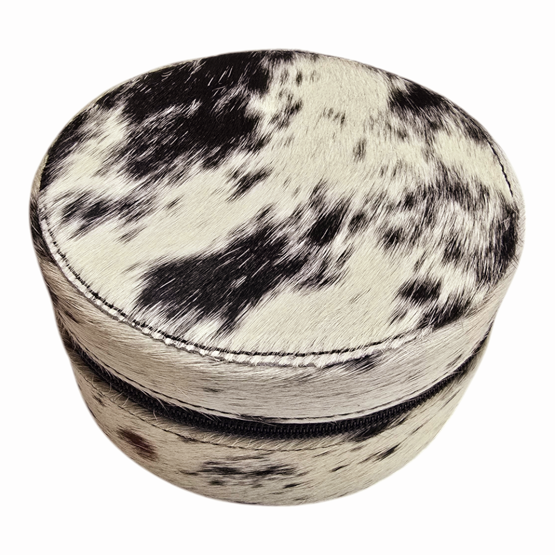 Cowhide Leather Jewelry Box