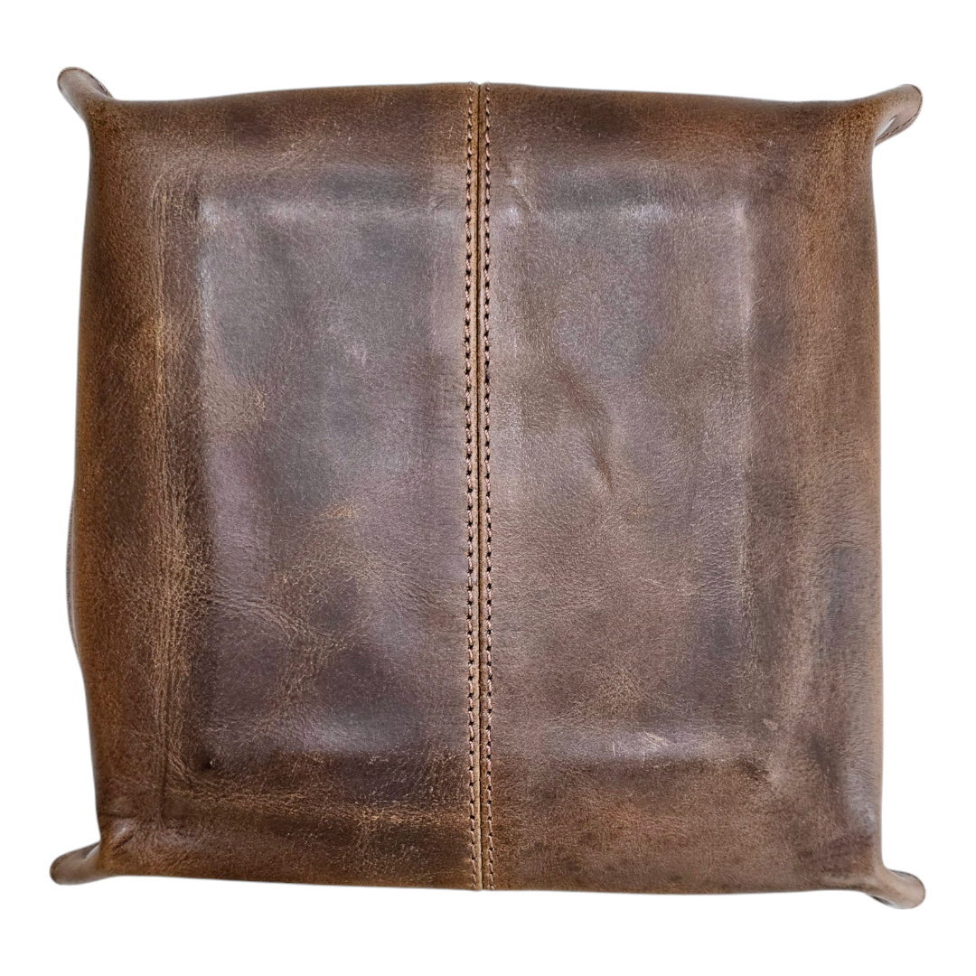 Handmade Genuine Leather Decorative Trays