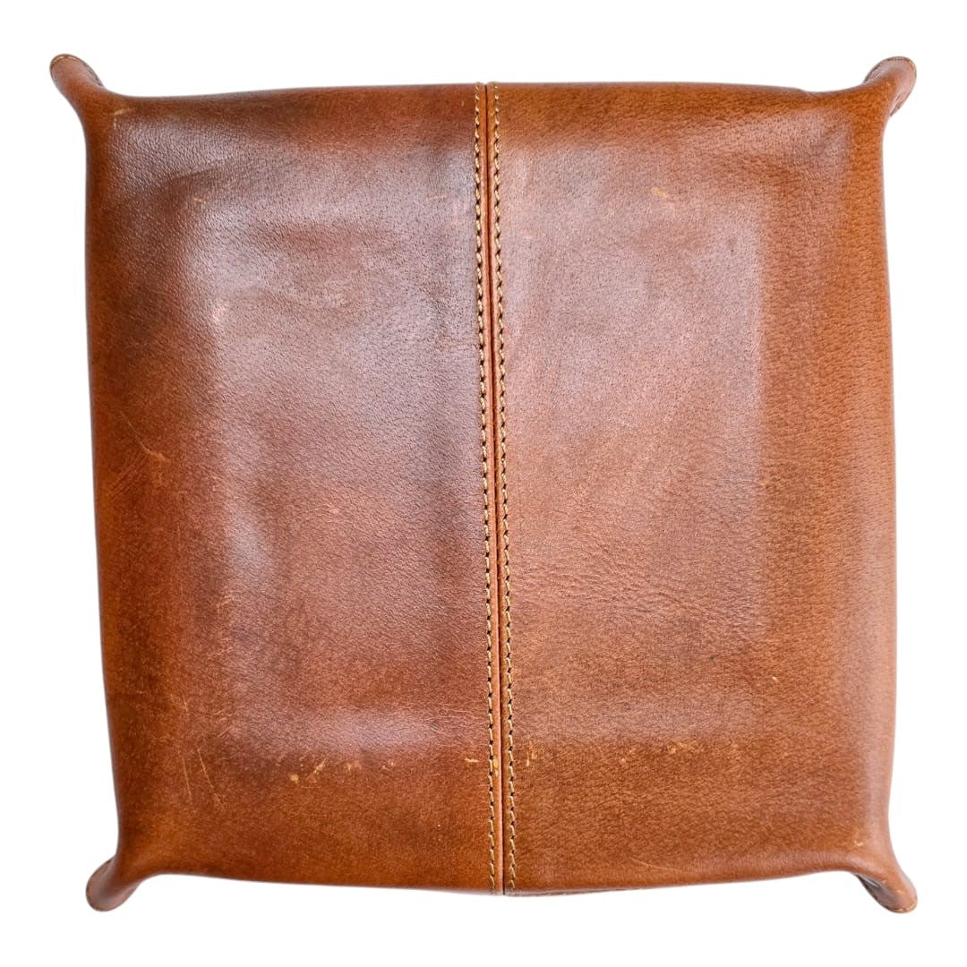 Handmade Genuine Leather Decorative Trays