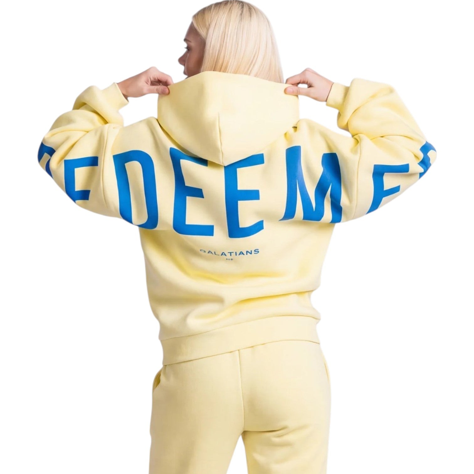🔥 God’s Love Overcomes Hoodie – REDEEMED - LEMONADE | Viral Faith-Based Streetwear