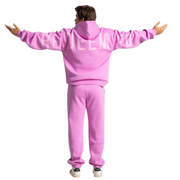 🔥 God’s Love Overcomes Hoodie – REDEEMED - LILAC ROSE | Viral Faith-Based Streetwear