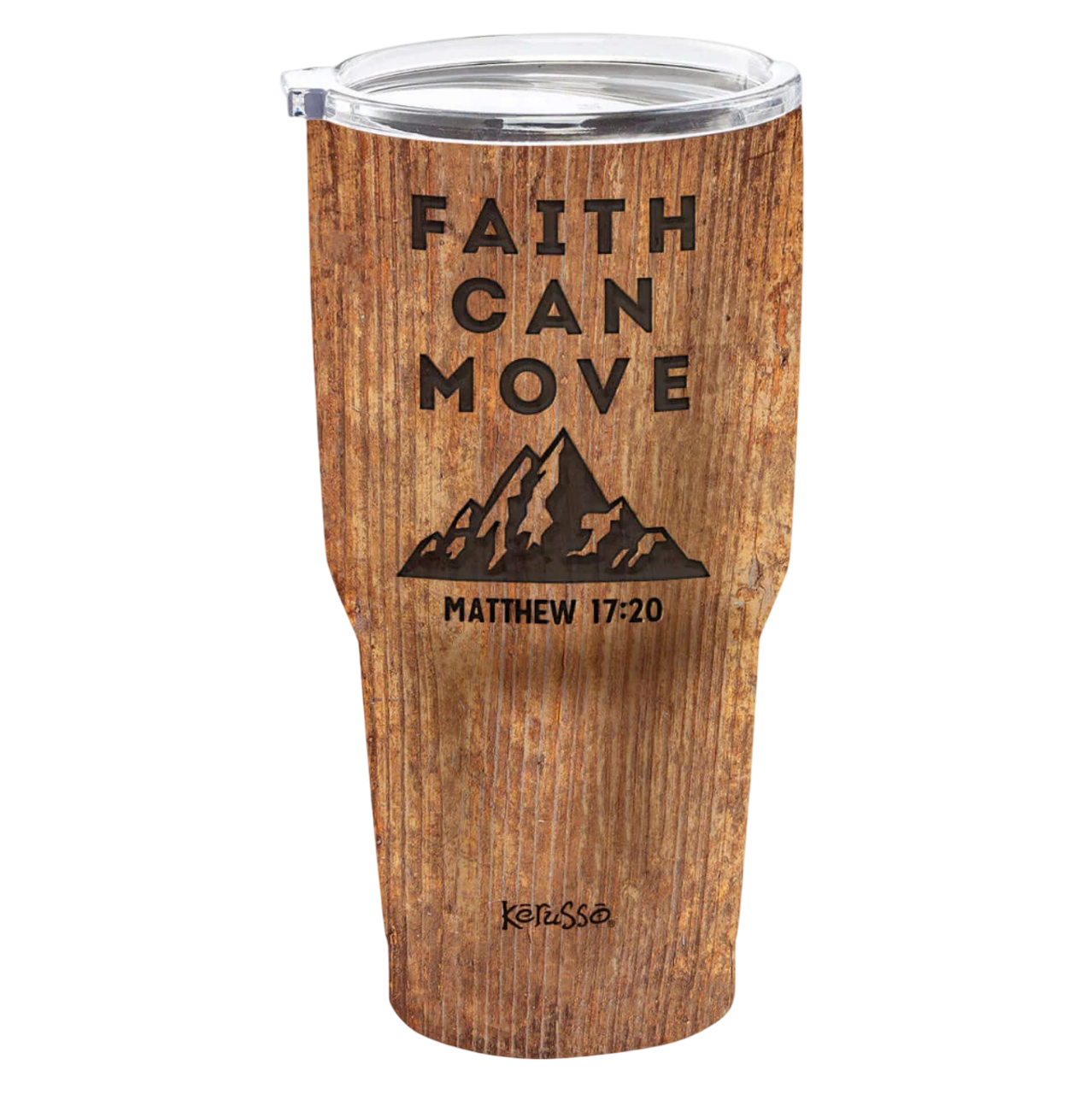 Faith Can Move Mountains 30 oz Stainless Steel Tumbler - MUGS221