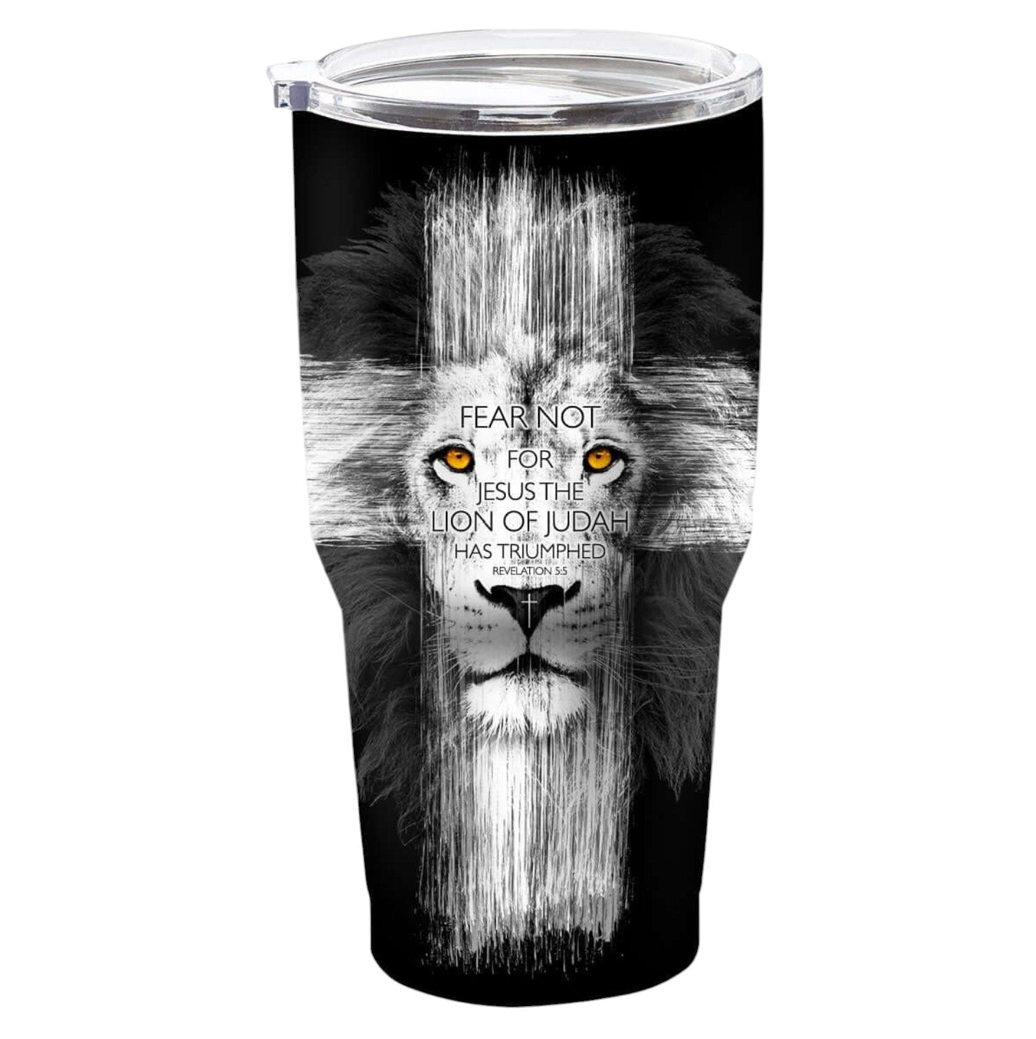Lion Cross 30 oz Stainless Steel Tumbler - MUGS239