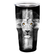Lion Cross 30 oz Stainless Steel Tumbler - MUGS239