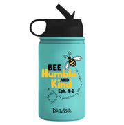 Bee Humble 12 oz Stainless Steel Sport Bottle - MUGS335