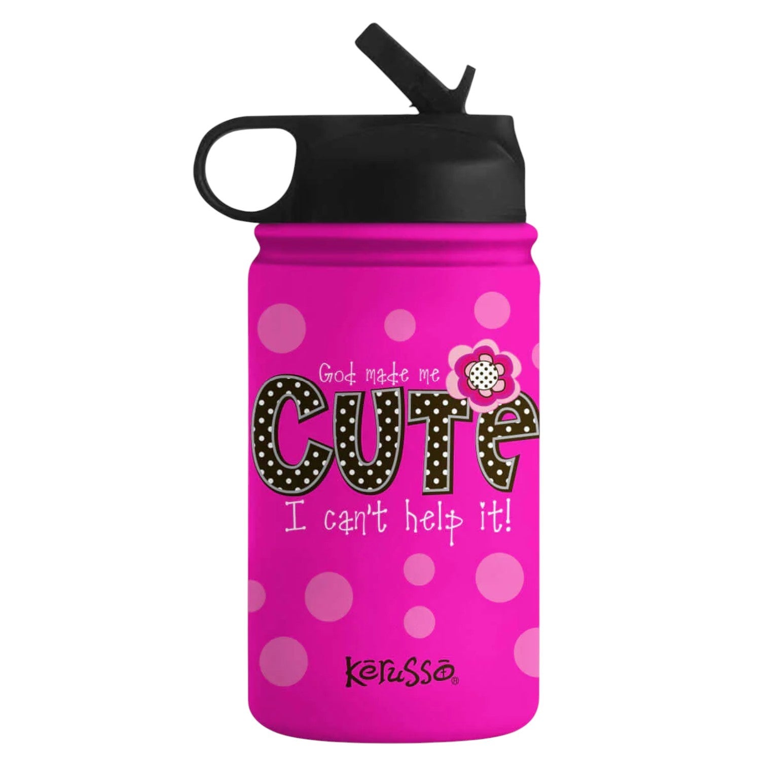 Cute 12 oz Stainless Steel Sport Bottle - MUGS336