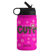 Cute 12 oz Stainless Steel Sport Bottle - MUGS336
